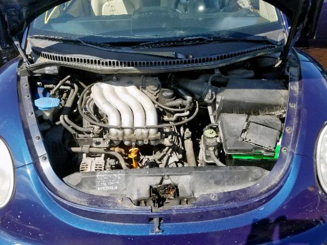 3VWCA21C9YM487767 - 2000 VOLKSWAGEN NEW BEETLE Mavi foto 7