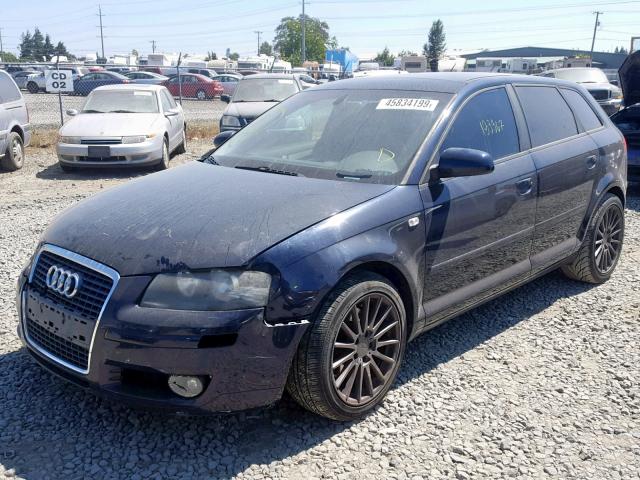 WAUNF78P46A007936 - 2006 AUDI A3 2.0 PRE BLUE photo 2