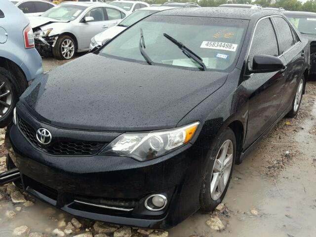 4T1BF1FK4EU752219 - 2014 TOYOTA CAMRY L BLACK photo 2