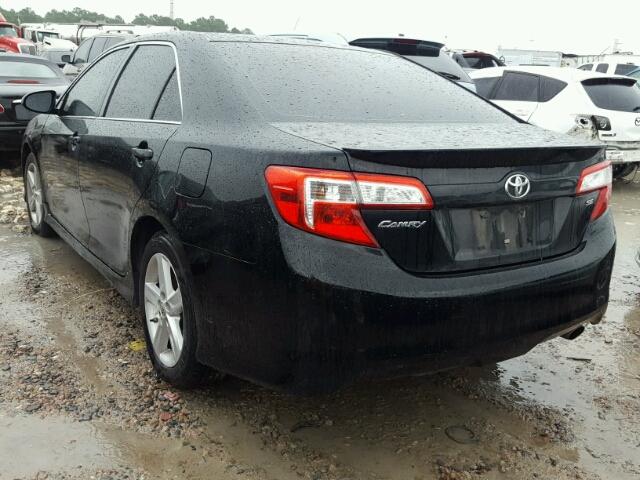 4T1BF1FK4EU752219 - 2014 TOYOTA CAMRY L BLACK photo 3