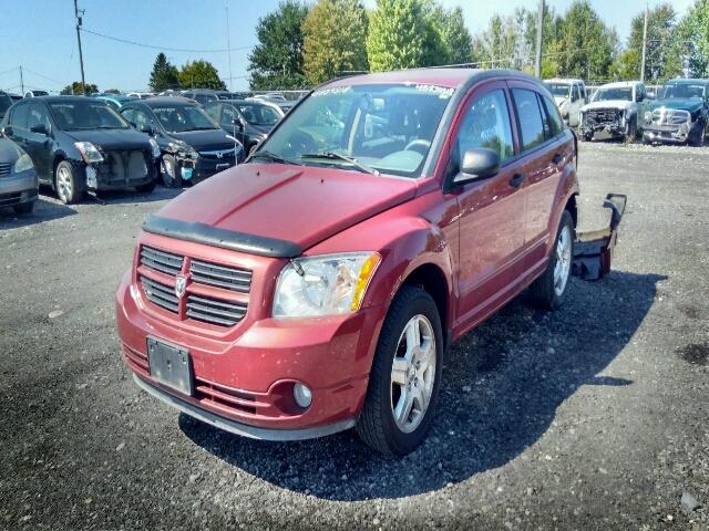 1B3HB48B07D162063 - 2007 DODGE CALIBER SX RED photo 2