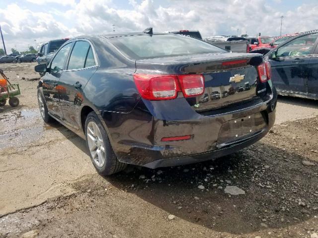 1G11C5SLXFF183471 - 2015 CHEVROLET MALIBU 1LT BLACK photo 3