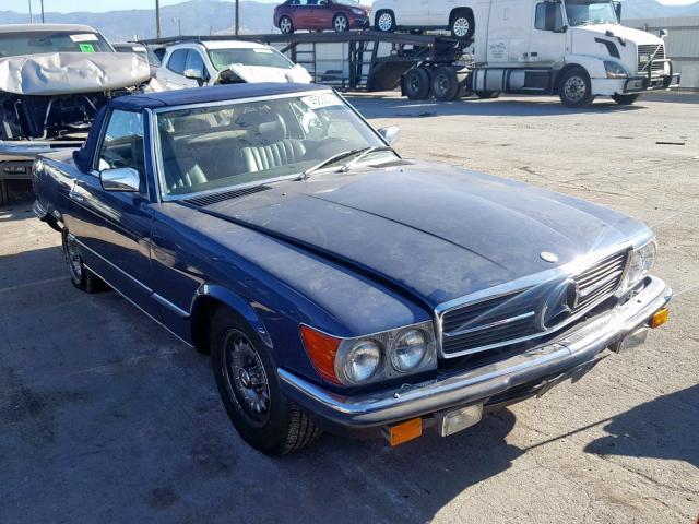 WDB1070451A027831 - 1985 MERCEDES-BENZ 380 BLUE photo 1