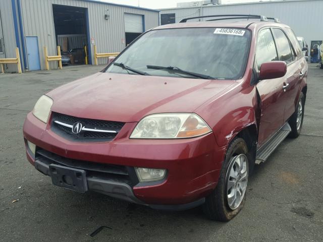 2HNYD189X3H522855 - 2003 ACURA MDX TOURIN RED photo 2