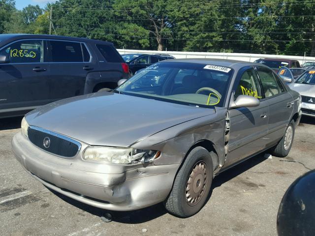 2G4WS52J011326826 - 2001 BUICK CENTURY CU TAN photo 2