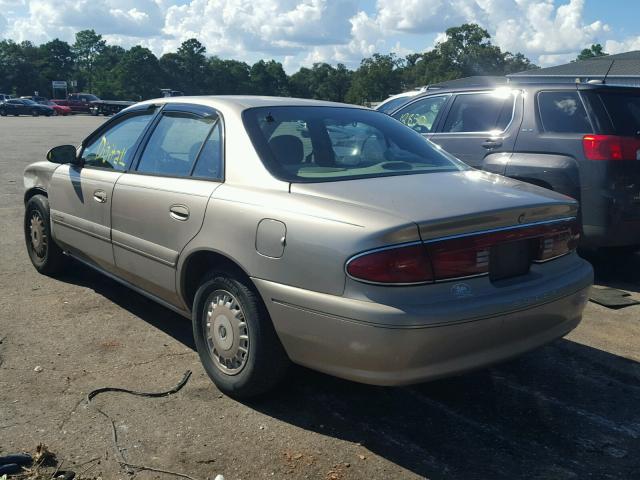 2G4WS52J011326826 - 2001 BUICK CENTURY CU TAN photo 3