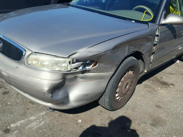 2G4WS52J011326826 - 2001 BUICK CENTURY CU TAN photo 9