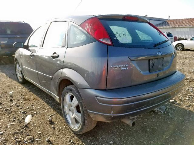 1FAHP37N57W340968 - 2007 FORD FOCUS ZX5 GRAY photo 3