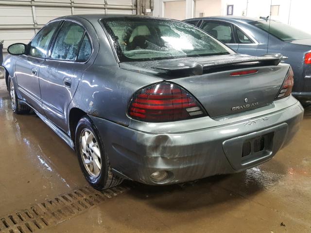 1G2NE52F24M580912 - 2004 PONTIAC GRAND AM S GRAY photo 3