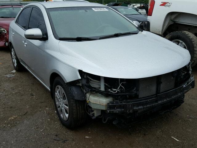 KNAFU4A29D5689743 - 2013 KIA FORTE EX SILVER photo 1