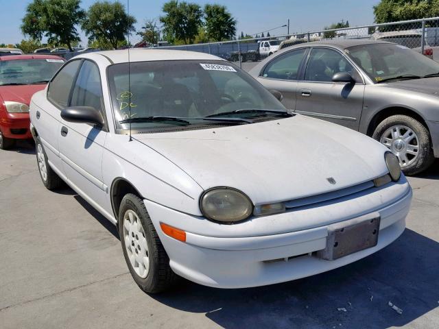 1B3ES47C2XD111841 - 1999 DODGE NEON HIGHL WHITE photo 1