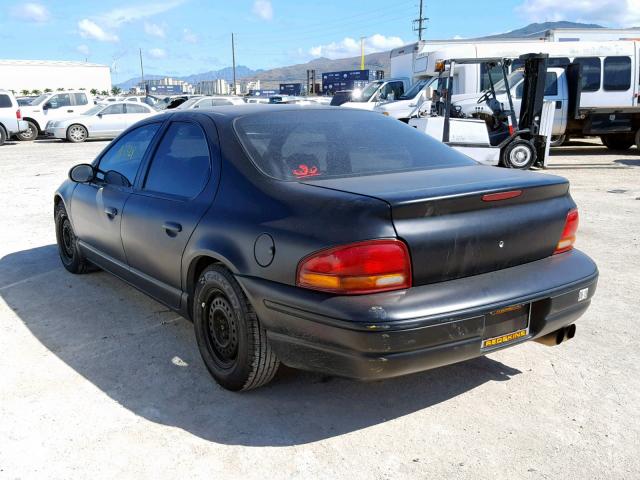 1B3EJ46X0WN123485 - 1998 DODGE STRATUS BLACK photo 3