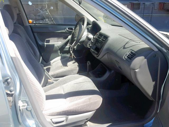 2HGEJ6615YH575550 - 2000 HONDA CIVIC BASE Mavi foto 5