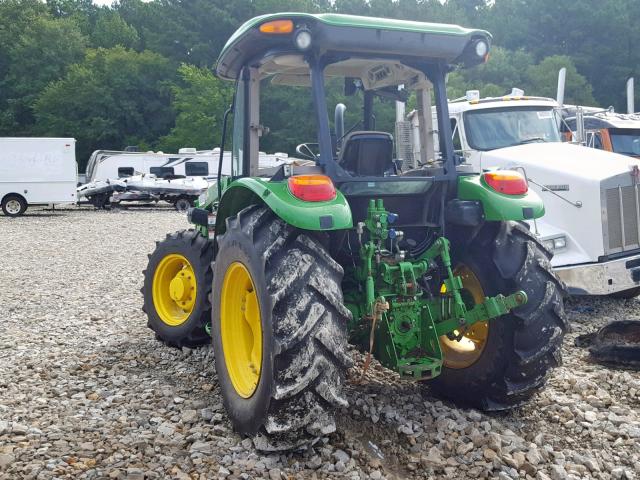 1LV5100ELFY340676 - 2015 JOHN DEERE TRACTOR GREEN photo 3