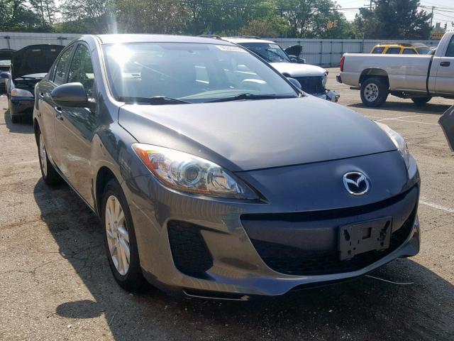 JM1BL1V76D1817503 - 2013 MAZDA 3 GRAY photo 1