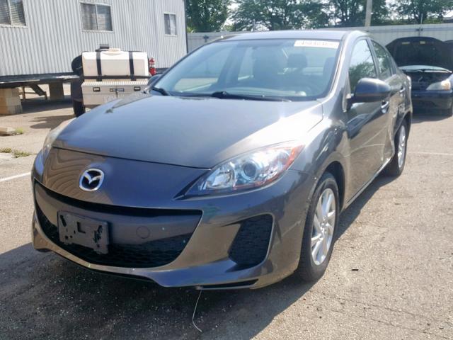 JM1BL1V76D1817503 - 2013 MAZDA 3 GRAY photo 2