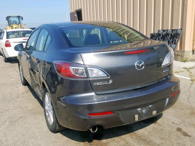 JM1BL1V76D1817503 - 2013 MAZDA 3 GRAY photo 3