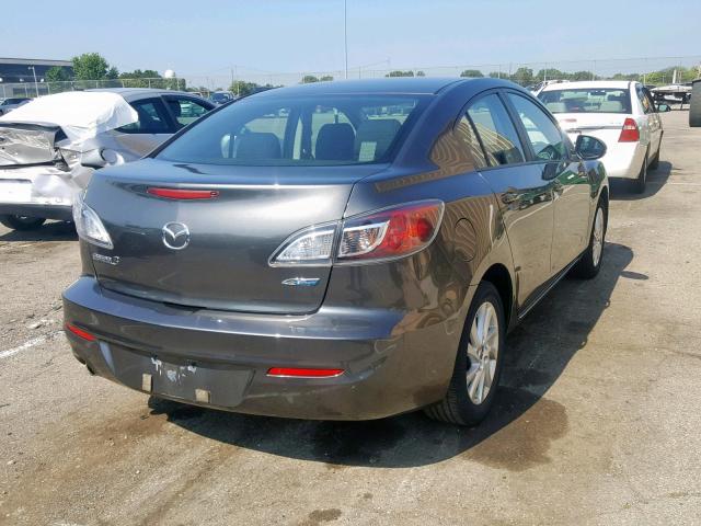 JM1BL1V76D1817503 - 2013 MAZDA 3 GRAY photo 4