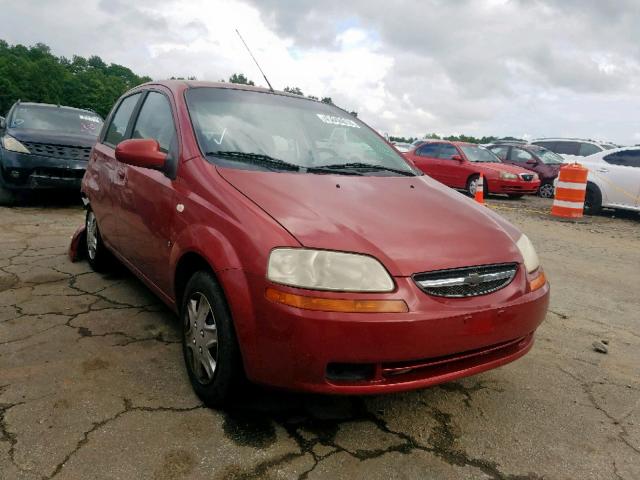 KL1TD66608B265301 - 2008 CHEVROLET AVEO BASE Qırmızı foto 1