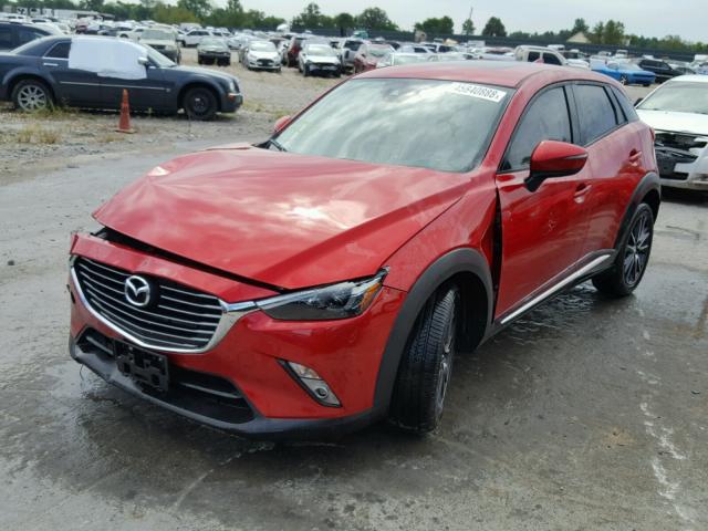 JM1DKFD73J0327449 - 2018 MAZDA CX-3 GRAND MAROON photo 2