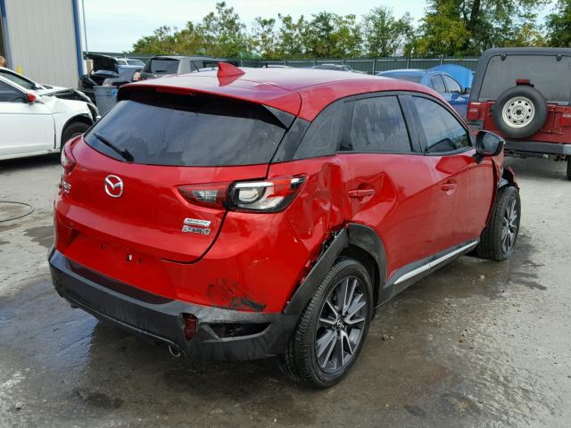 JM1DKFD73J0327449 - 2018 MAZDA CX-3 GRAND MAROON photo 4