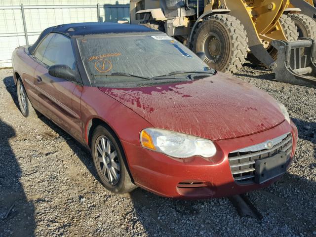 1C3EL75R95N608000 - 2005 CHRYSLER SEBRING GT MAROON photo 1