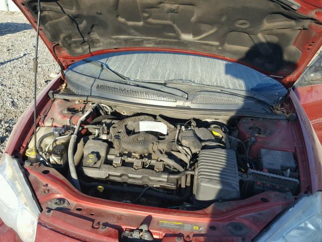 1C3EL75R95N608000 - 2005 CHRYSLER SEBRING GT MAROON photo 7