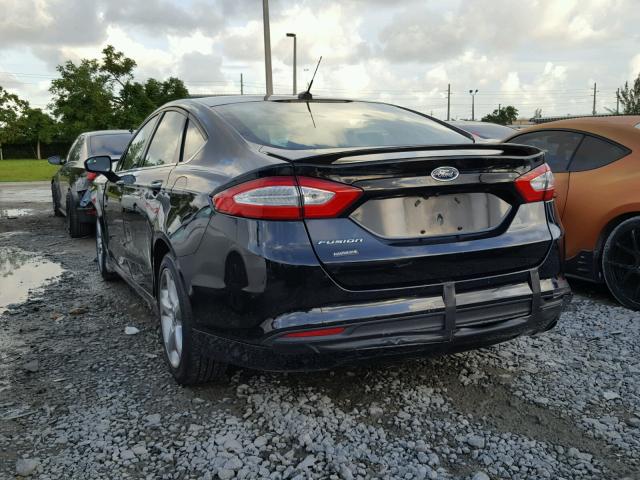 3FA6P0G74GR297816 - 2016 FORD FUSION S BLACK photo 3