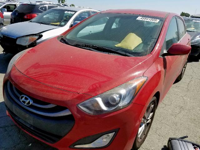 KMHD35LE9DU025244 - 2013 HYUNDAI ELANTRA GT RED photo 2