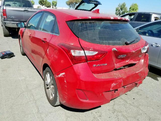 KMHD35LE9DU025244 - 2013 HYUNDAI ELANTRA GT RED photo 3