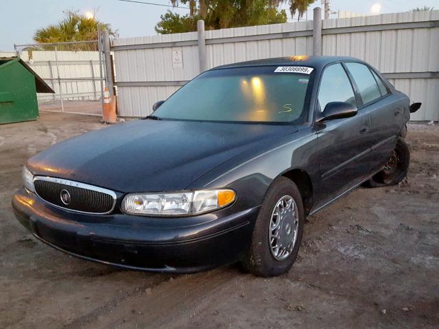 2G4WS55J731229623 - 2003 BUICK CENTURY CU BLACK photo 2