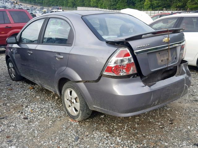 KL1TD566X7B071366 - 2007 CHEVROLET AVEO BASE Boz foto 3