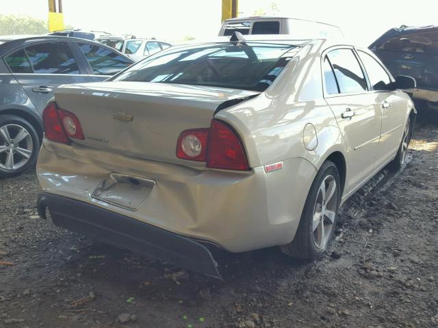 1G1ZC5EU0CF272355 - 2012 CHEVROLET MALIBU 1LT GOLD photo 4