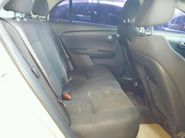 1G1ZC5EU0CF272355 - 2012 CHEVROLET MALIBU 1LT GOLD photo 6