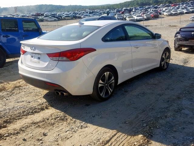 KMHDH6AE4DU000214 - 2013 HYUNDAI ELANTRA CO WHITE photo 4