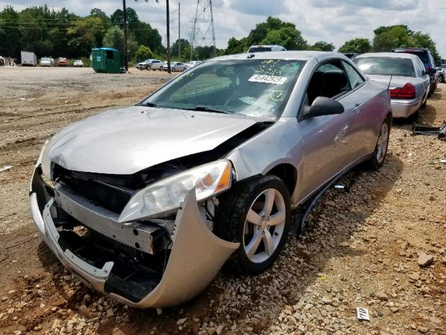 1G2ZH36N984282328 - 2008 PONTIAC G6 GT SILVER photo 2