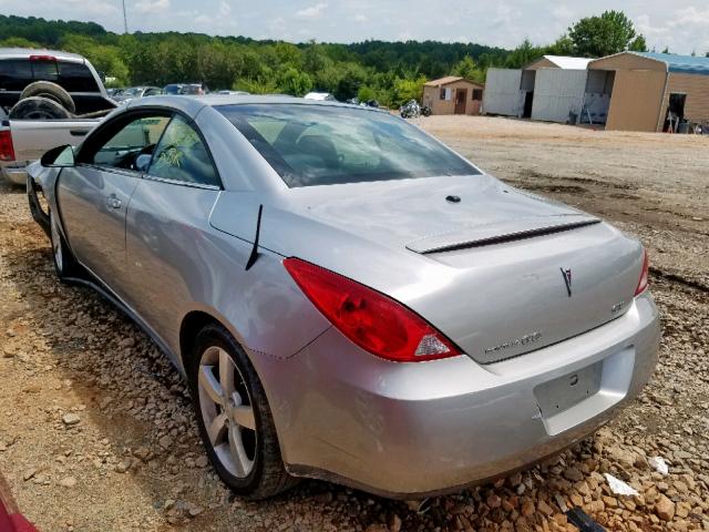 1G2ZH36N984282328 - 2008 PONTIAC G6 GT SILVER photo 3