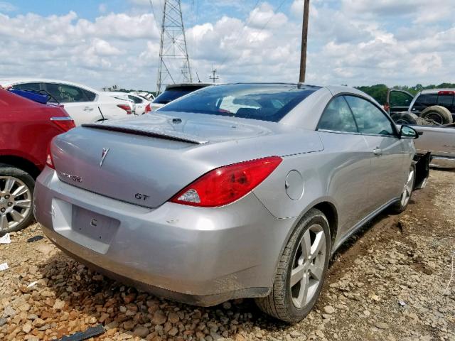 1G2ZH36N984282328 - 2008 PONTIAC G6 GT SILVER photo 4