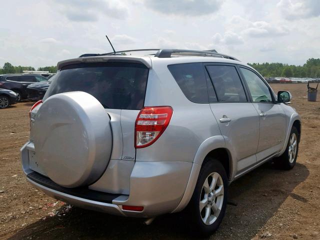 2T3DK4DV4AW014957 - 2010 TOYOTA RAV4 LIMIT SILVER photo 4