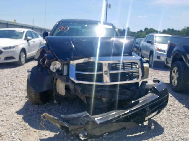 1D7HW48N25S315652 - 2005 DODGE DAKOTA QUA BLACK photo 9