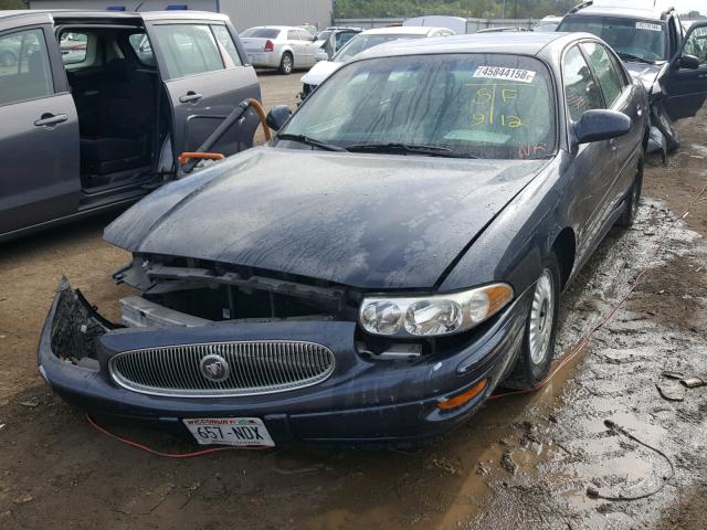 1G4HP54K1Y4163795 - 2000 BUICK LESABRE CU BLACK photo 2