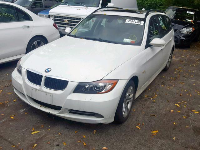 WBAVT735X8FZ37201 - 2008 BMW 328 XIT WHITE photo 2