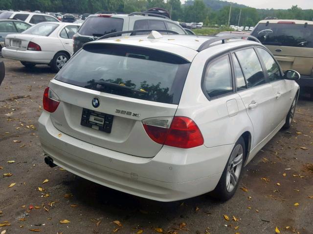 WBAVT735X8FZ37201 - 2008 BMW 328 XIT WHITE photo 4