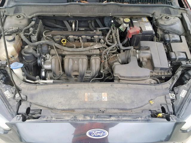 3FA6P0G74DR311998 - 2013 FORD FUSION S RED photo 7