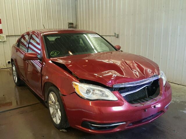 1C3CCBBB1DN694399 - 2013 CHRYSLER 200 TOURIN RED photo 1