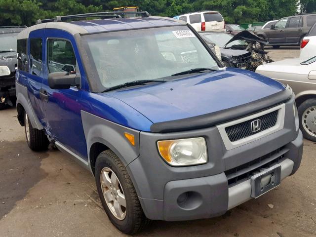 5J6YH28674L012967 - 2004 HONDA ELEMENT EX BLUE photo 1