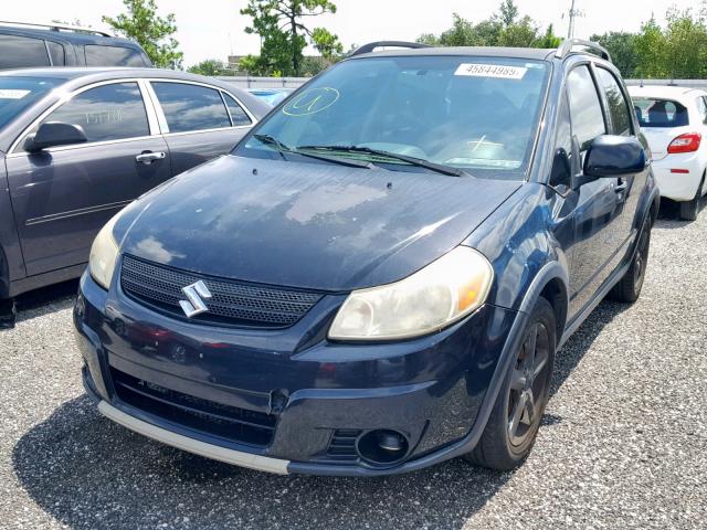 JS2YB413375102490 - 2007 SUZUKI SX4 BLACK photo 2