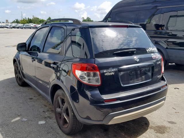 JS2YB413375102490 - 2007 SUZUKI SX4 BLACK photo 3