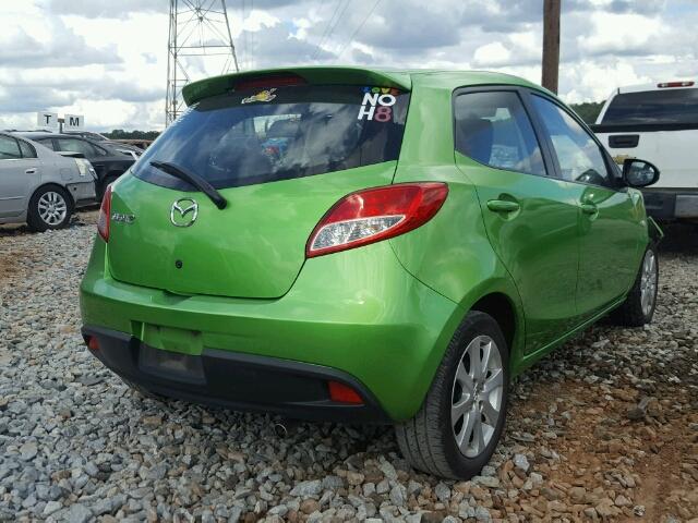 JM1DE1LY5C0132086 - 2012 MAZDA MAZDA2 GREEN photo 4