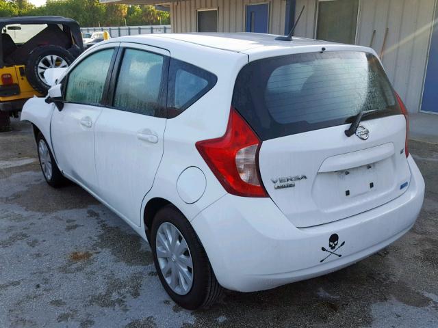 3N1CE2CP8GL362760 - 2016 NISSAN VERSA NOTE WHITE photo 3